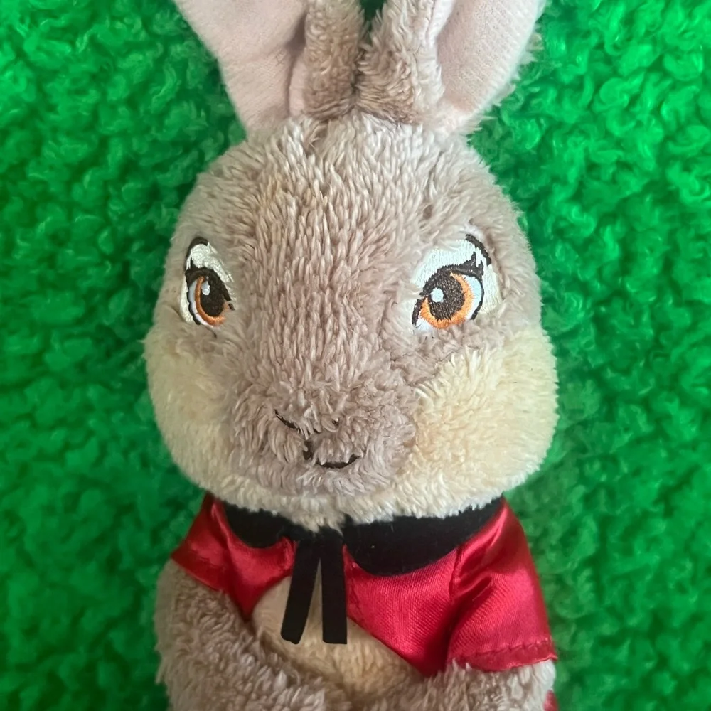Plush Bunny Toy with Red Cape Peter Rabbit 9 inch